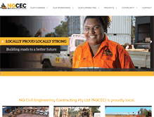 Tablet Screenshot of nqcec.com.au